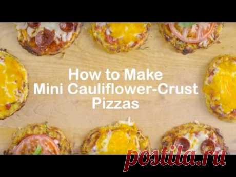 How to Make Mini Cauliflower-Crust Pizzas