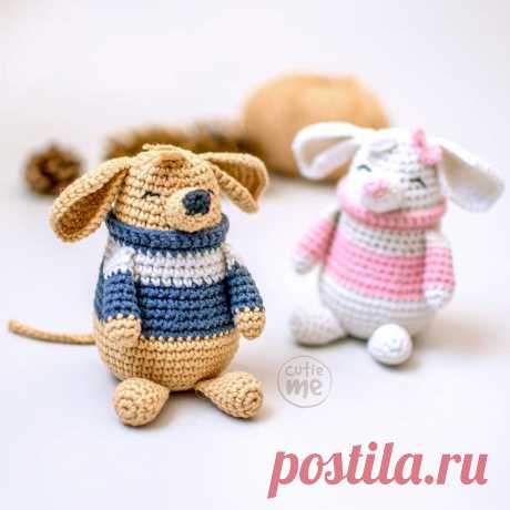 PDF Мышонок Мак крючком. FREE crochet pattern; Аmigurumi animal patterns. Амигуруми схемы и описания на русском. Вязаные игрушки и поделки своими руками #amimore - Мышь, мышка, маленький мышонок, крыса.