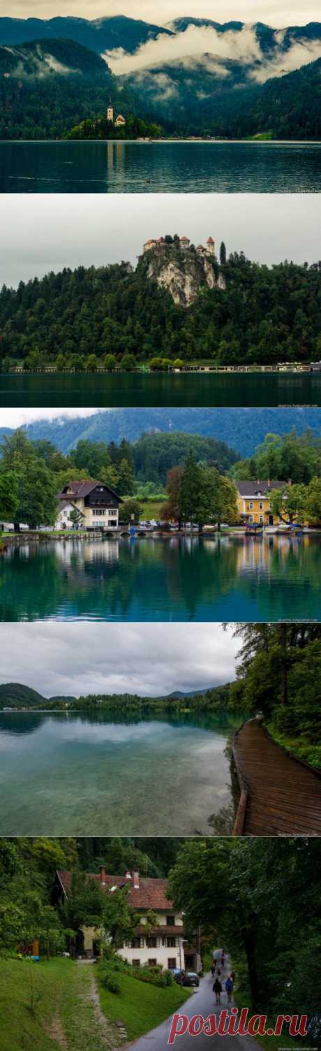 Роскошное озеро в Словении / Туристический спутник