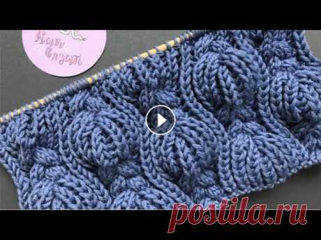 Узор из кос и патентных петель/How to knit a scarf В этом видео вяжем красивый узор из кос и патентных петель. Вяжем по схеме, схему показываю в конце видео. Необходимо набрать число петель кратное 24+...