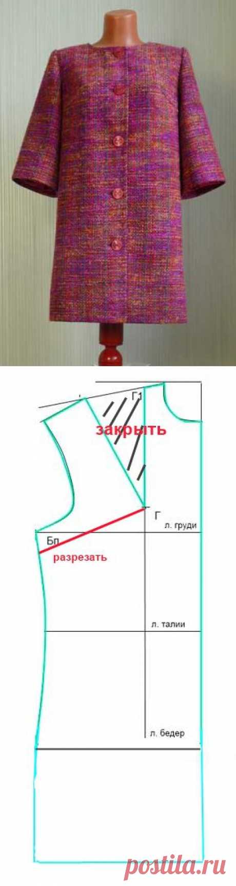 Легкое весеннее пальто шьем самостоятельно | &quot;Кройка и шитье для начинающих портных&quot;