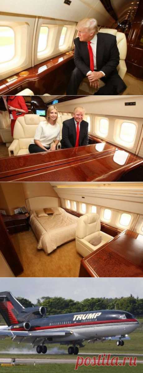 Funzug.com | $100 Million Private Jet Of A Billionaire  Личный самолет миллиардера Трампа