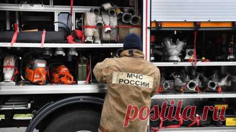 В Кемерово произошел крупный пожар