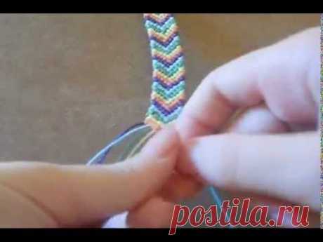 Pulsera chevron »💡tutorial | como hacer | diy ● Friendship bracelet #1