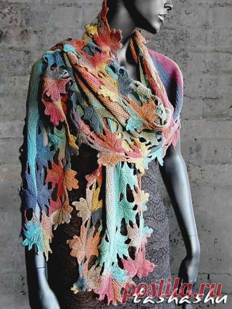 Ravelry: Knitted shawl Autumn Lace pattern by Svetlana Gordon