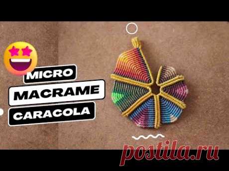 tecnica de macrame triangulos