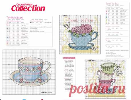 Журнал Cross Stitch Collection 213'2012 &quot;Time for tea&quot;
2900x2227