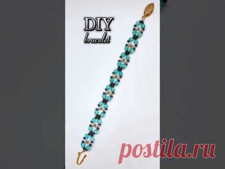 #shorts DIY bracelet. Beads bracelet. Beginner’s bracelet making