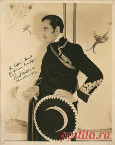 Basil Rathbone/Christmas 1929