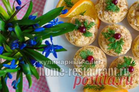 Тарталетки с начинкой: рецепты с фото от Домашнего Ресторана