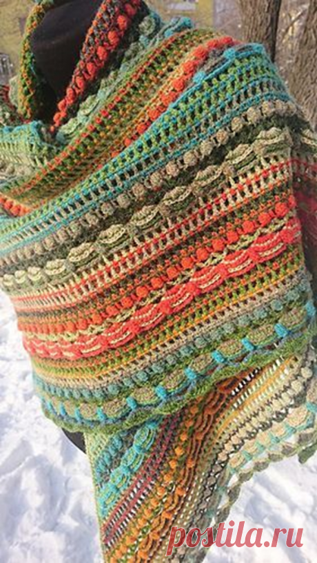 Для тех кто любит яркое многоцветное вязание Варианты сочетания цветов | Вязание в радость | Яндекс Дзен