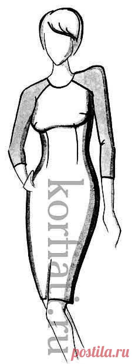 ШКОЛА ШИТЬЯ: Выкройка платья с рукавом реглан от Анастасии Корфиати