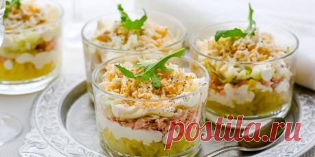 (+1) Слоеный салат с копченой горбушей : Салаты : Кулинария : Subscribe.Ru