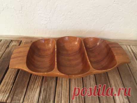 Mid Century Hawaiian Monkey Pod Bowl Waikiki Woods - Etsy Israel