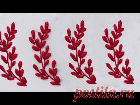 Hand Embroidery: Red Pops Embroidery - Embroidery For All Over - Embroidery For Kurtis - Needle Work