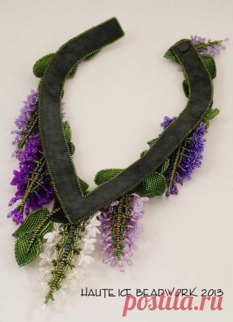 This necklace honors the "Lilac Way" highway near my home, the collaborative brainchild of a highway engineer and landscape designer. The highway was a belt line around the Twin Cites created in the…