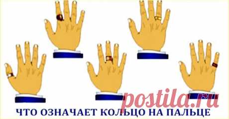 Что символизируют кольца на разных пальцах. Будьте внимательны