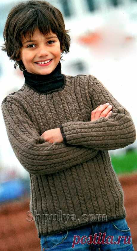 свитер с толстых черных ниток связанных спицами для мальчиков 10 лет: 1 тыс изображений найдено в Яндекс.Картинках