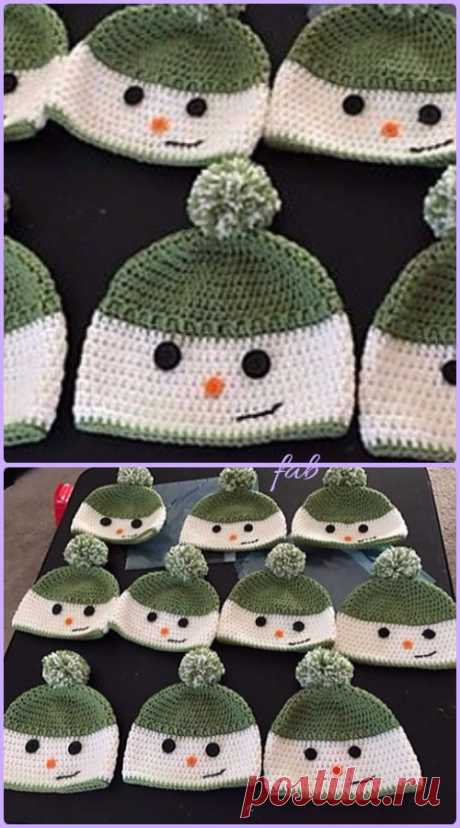 Crochet Snowman Hat Free Patterns