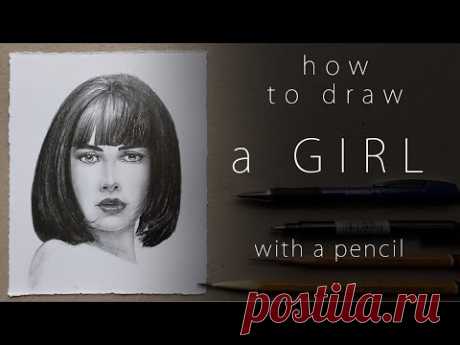 Как нарисовать девушку How to draw a girl