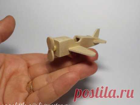 Делаем миниатюрный самолетик для игрушки - Ярмарка Мастеров - ручная работа, handmade