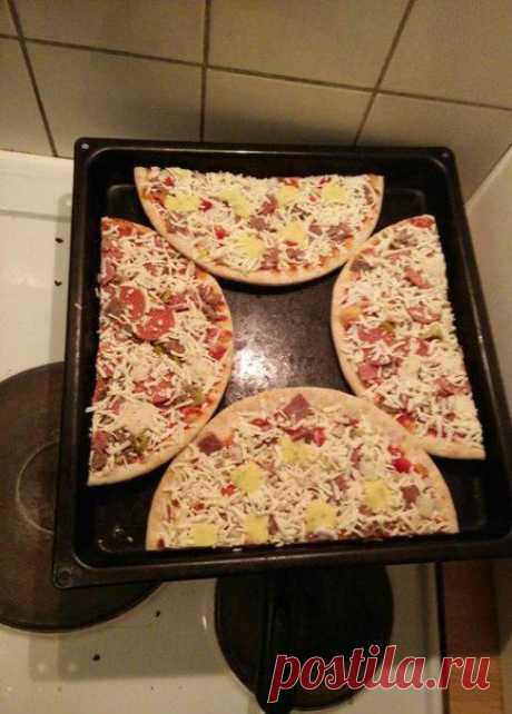 как приготовить две пиццы за раз