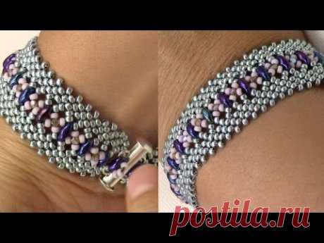 Potawatomi Stitch Bracelet Variation