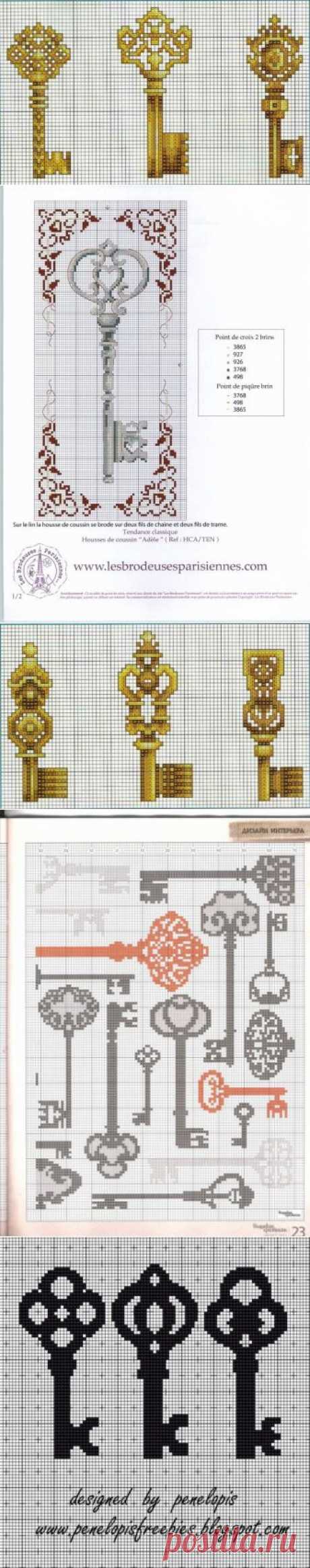 ЗОЛОТОЙ КЛЮЧИК! (и не один...) / Вышивка / Схемы вышивки крестом