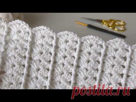 KOLAY TIĞ İŞİ BEBEK BATTANİYE MODELLERİ / Örgü Battaniye Yapımı / Crochet Blanket Patterns