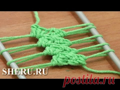 How to Crochet Hairpin Lace For Beginners Урок 12 Вязание лент на вилке