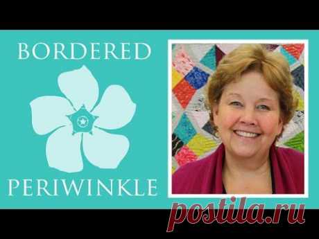 The Bordered Periwinkle Quilt Tutorial | Always Great, Always Free Quilting Tutorials