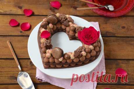 J'ai succombé à la tendance des Number Cakes avec cette version de gâteau chiffre cœur chocolat - Carambars pour la St Valentin!