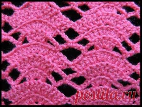 Crochet : Abanico en relieve # 2