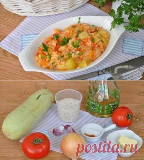 Как приготовить кабачки с овощами и рисом в мультиварке. - рецепт, ингридиенты и фотографии