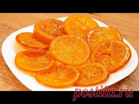 Карамелизированный апельсин / Candied orange slices recipe ♥ English subtitles