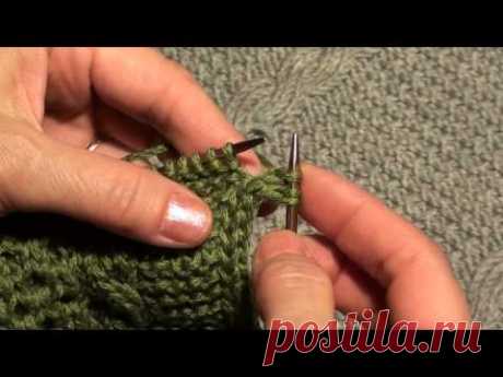 Вязание спицами: обработка края изделия полым шнуром