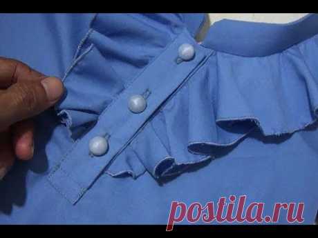 (400) tutorial menjahit baju wanita (5) - YouTube