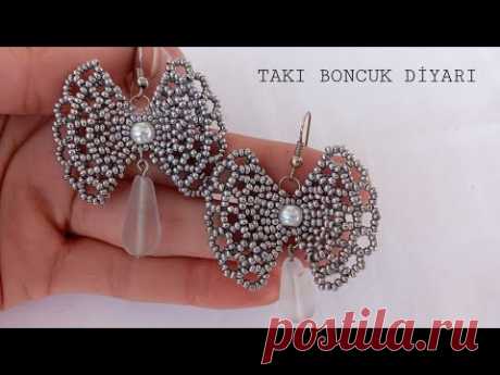 GÜMÜŞ KURDELE KÜPE YAPIMI/SILVER RIBBON EARRINGS MADE /DİY