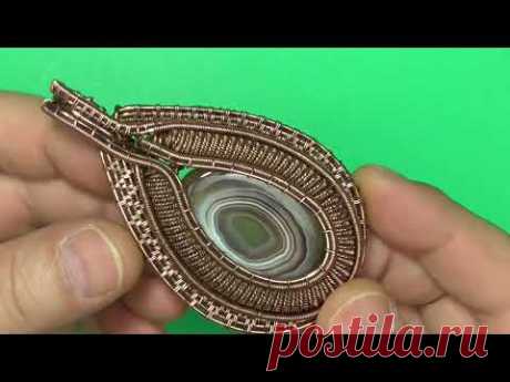 Handmade wire jewelry - wire wrap tutorials. Wire Wrapped Stone Pendants