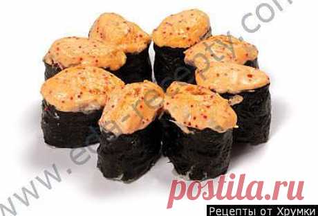 Кулинарный рецепт Запеченные суши с фото