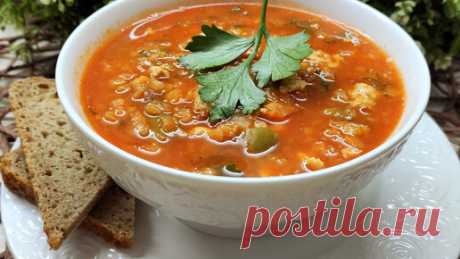 "ОколоПП" | Густой томатно-чечевичный суп согреет зимними холодными днями