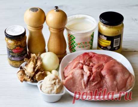 Свиные колбаски с белыми грибами и горчицей | Вкусный блог - рецепты под настроение