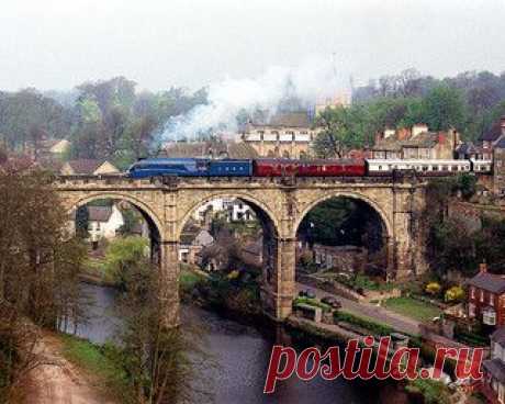 4468 Mallard Knaresborough Viaduct Apr 25 1987 | Flickr - Photo Sharing!