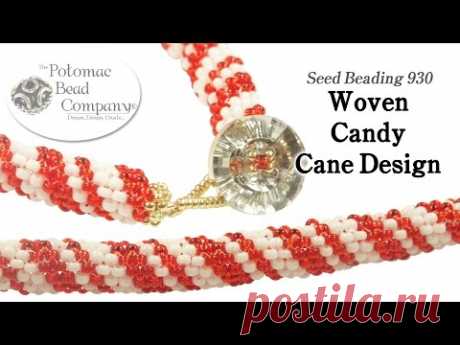 Woven Candy Cane Bracelet or Necklace Design