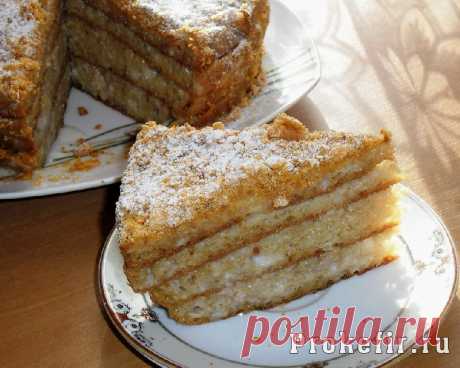 Торт Медовик с кефирным кремом