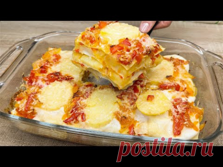 Никто не знает этот вкусный рецепт картофеля! Легко, полезно и дешево!