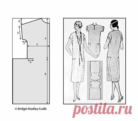 1920's One Hour Frock Pattern от bbscaife на Etsy