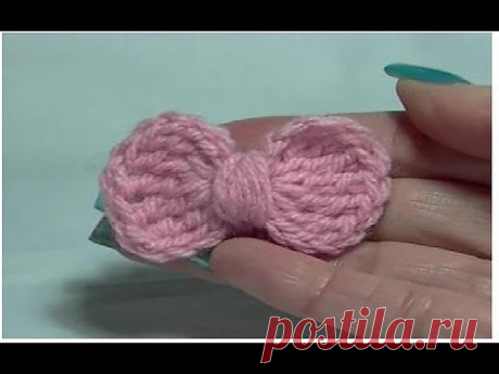 ▶ How to Crochet a Bow - YouTube