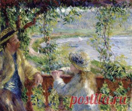 By the Water - Pierre Auguste Renoir