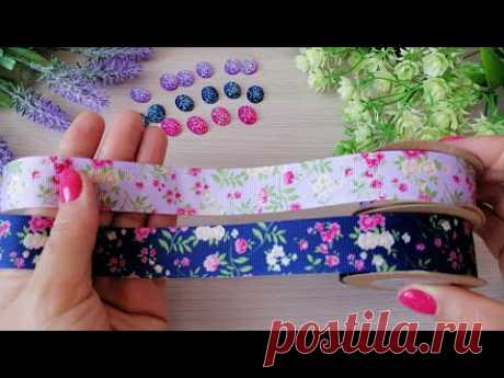 БАНТИКИ из репса Легко и Просто! Я их делаю МНОГО.Ribbon bows laços de fita#PandaHallSelected